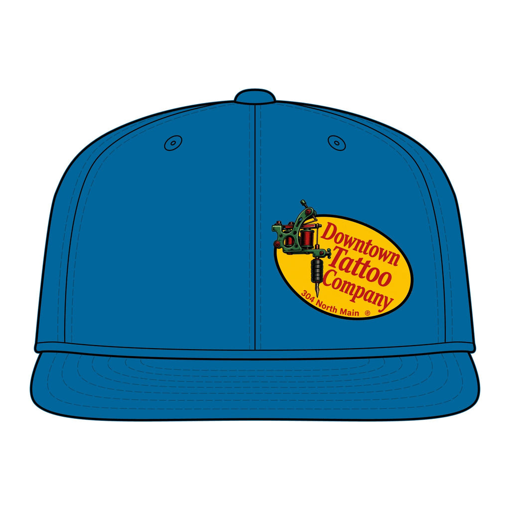 DTC Vintage Oval Flexfit 6297F Fitted Flat Bill Cap