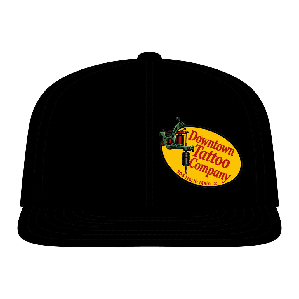 DTC Vintage Oval Flexfit 6297F Fitted Flat Bill Cap