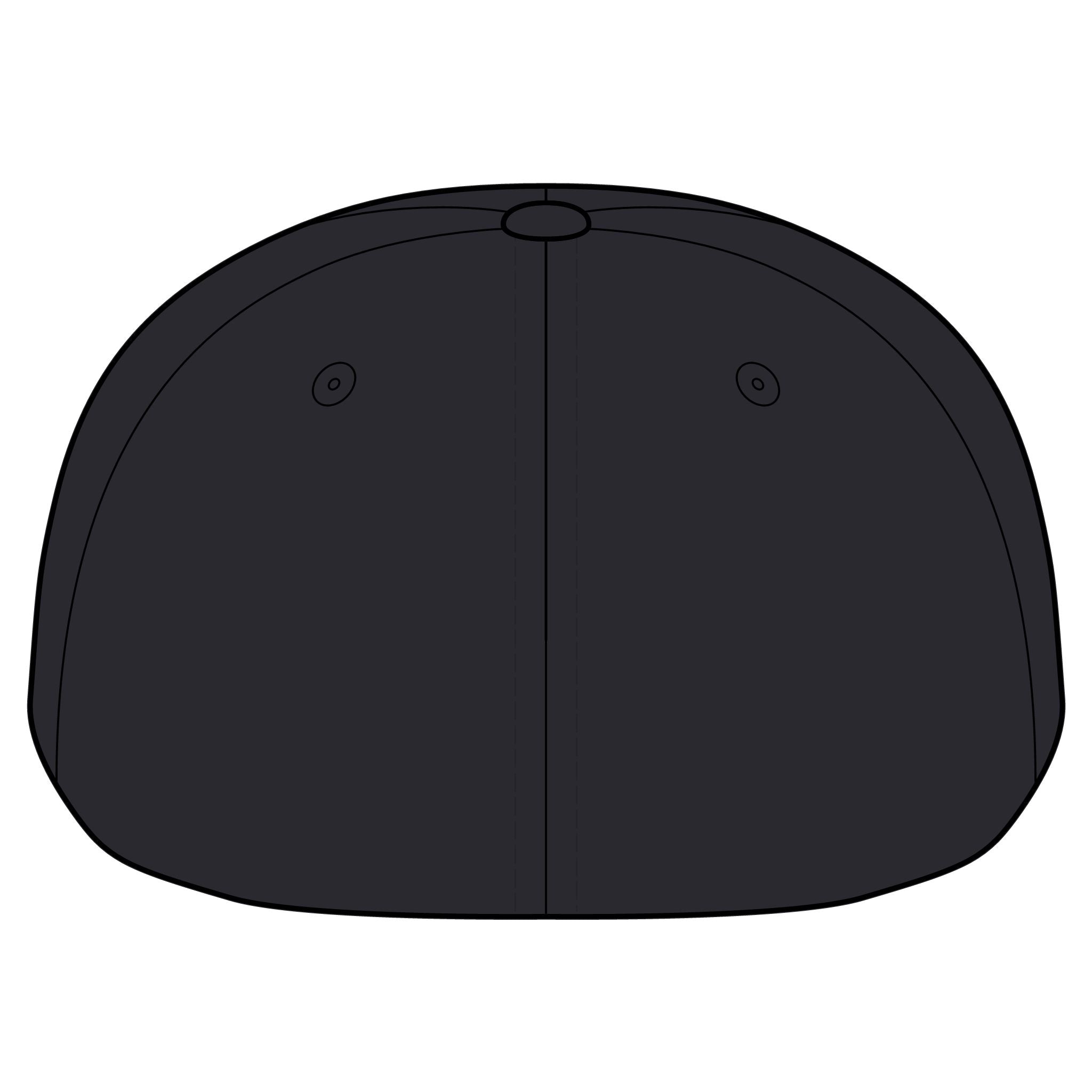 DTC Round Logo Flexfit 6297F Fitted Flat Bill Cap