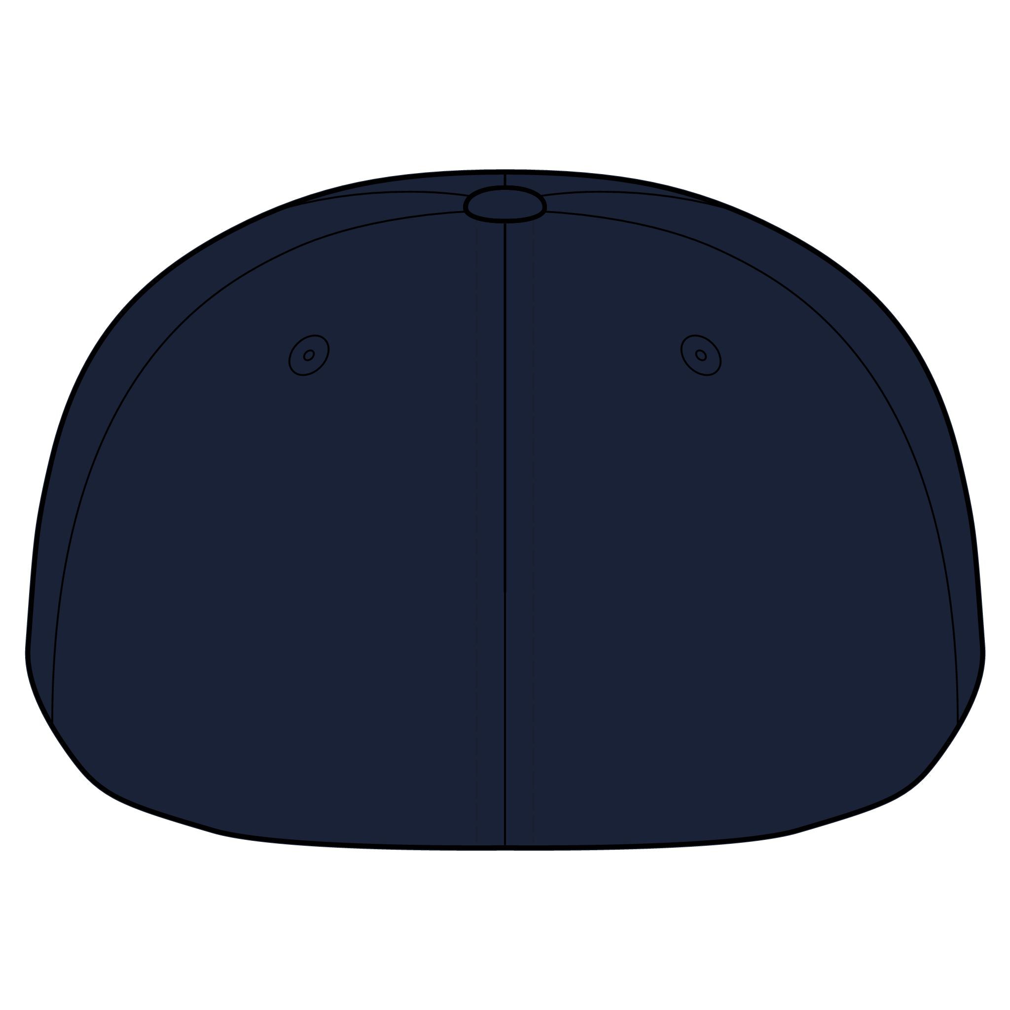 DTC Round Logo Flexfit 6297F Fitted Flat Bill Cap