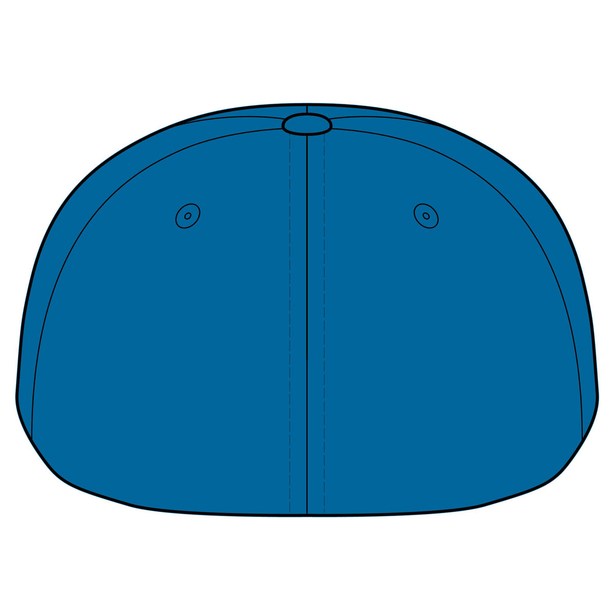 DTC Round Logo Flexfit 6297F Fitted Flat Bill Cap