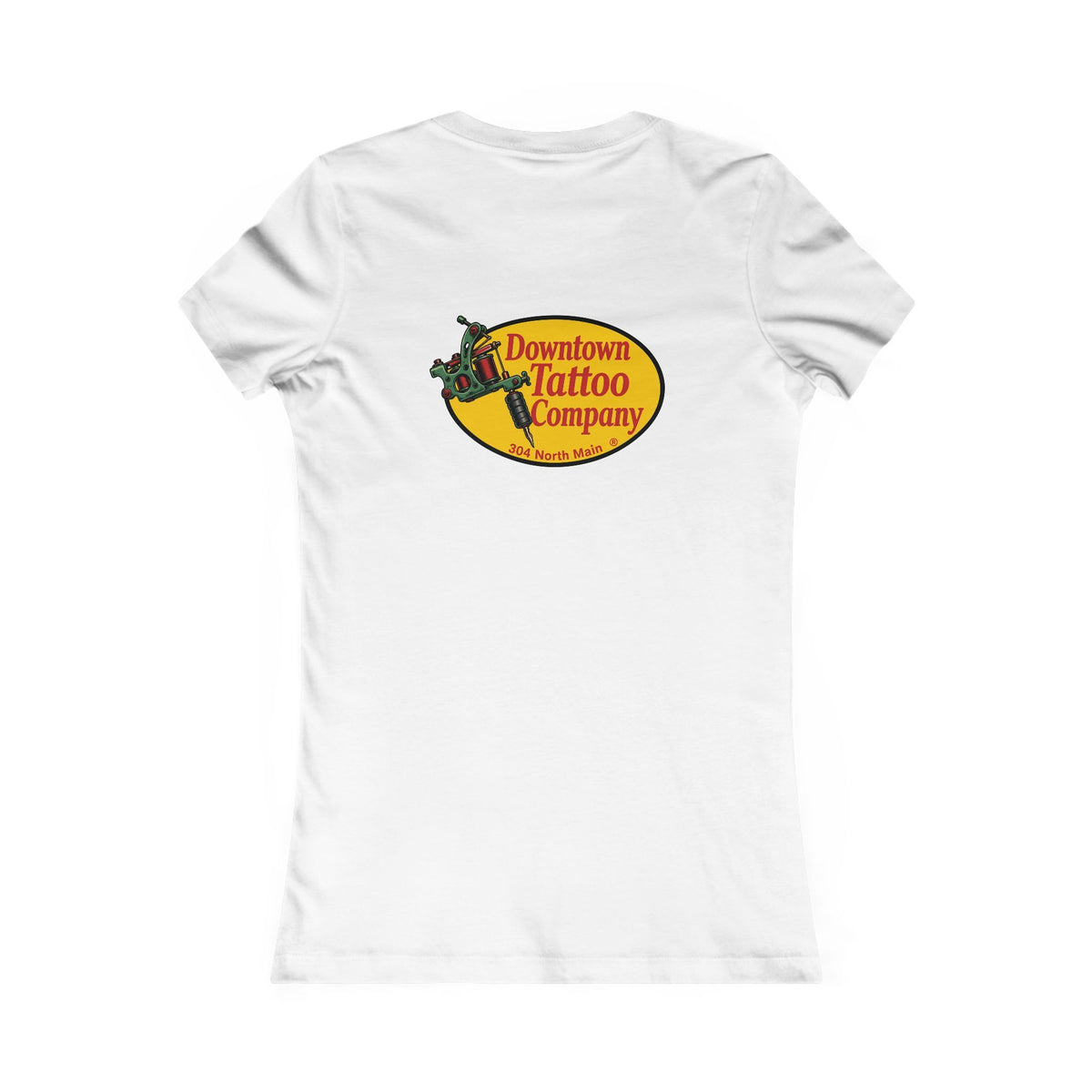 DTC Vintage Yellow Logo Tee - Women’s