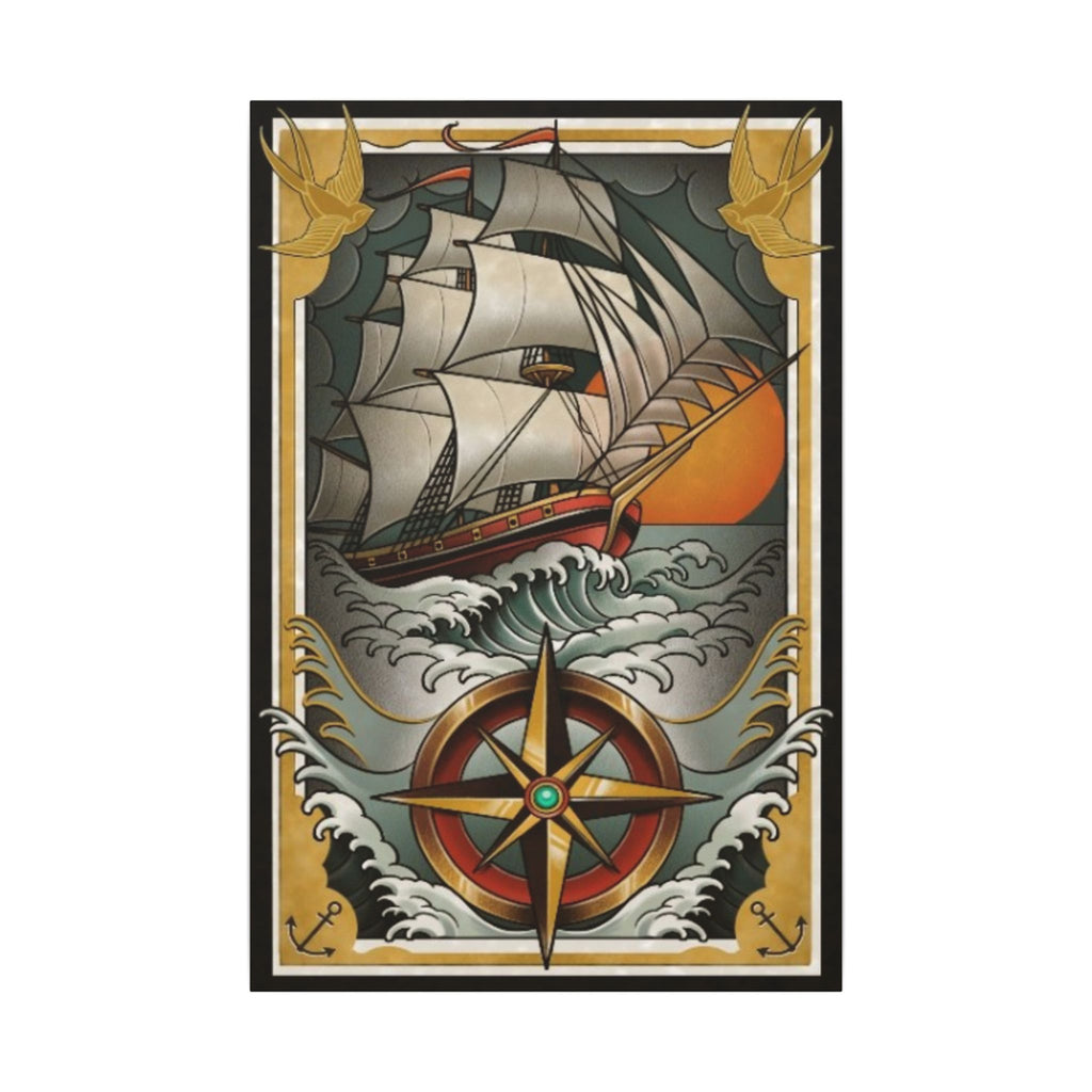 Tattoo’s by AJ Canvas - Ship & Compass