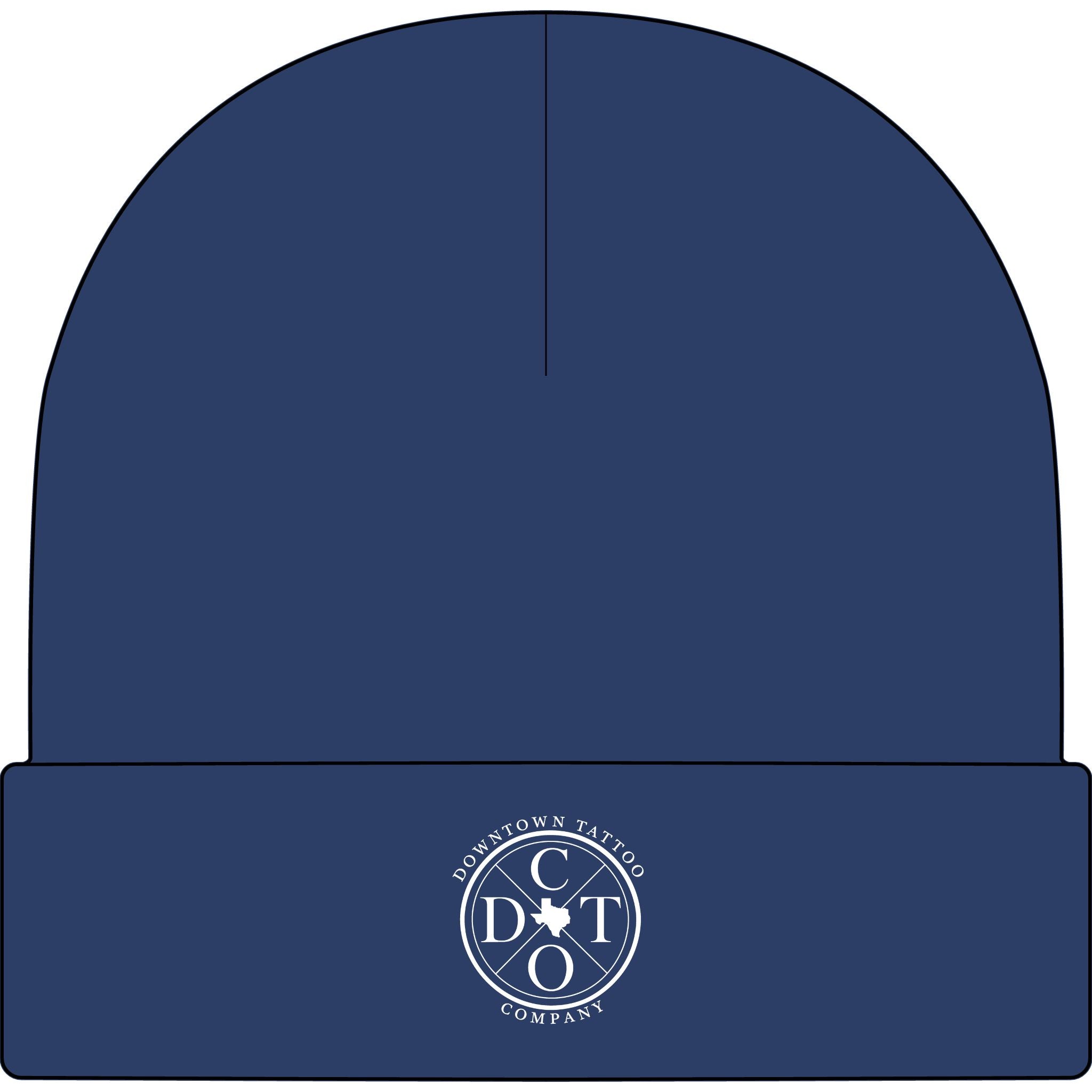 DTC Round Logo Cuff Beanie