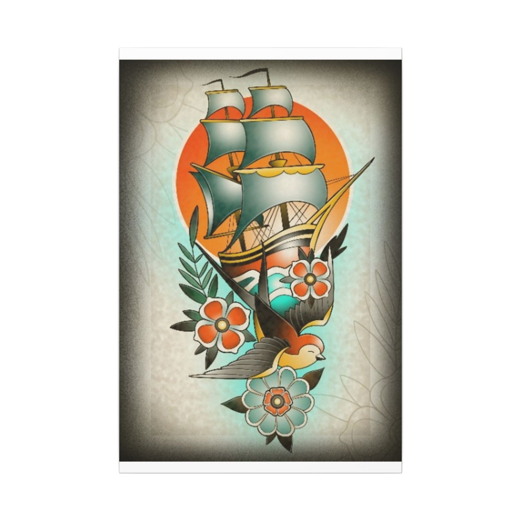 Tattoo’s by AJ Canvas - Ship & Swallow