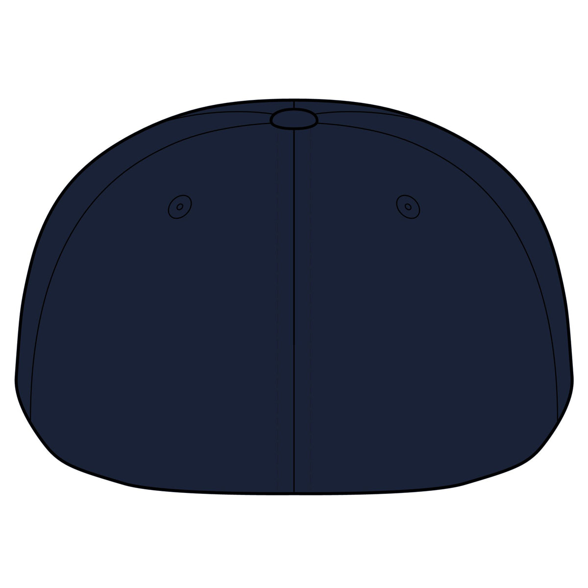 DTC Vintage Oval Flexfit 6297F Fitted Flat Bill Cap