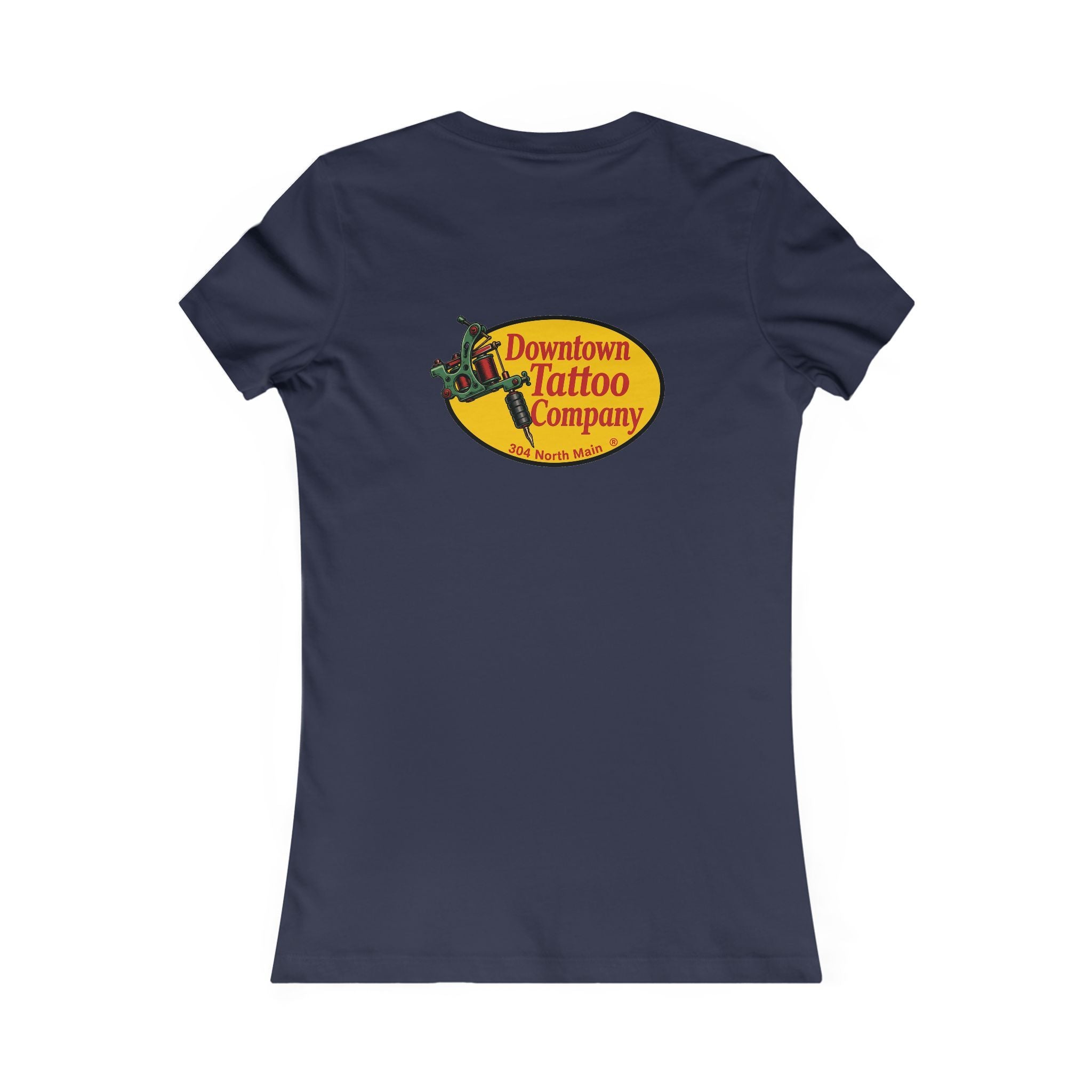 DTC Vintage Yellow Logo Tee - Women’s