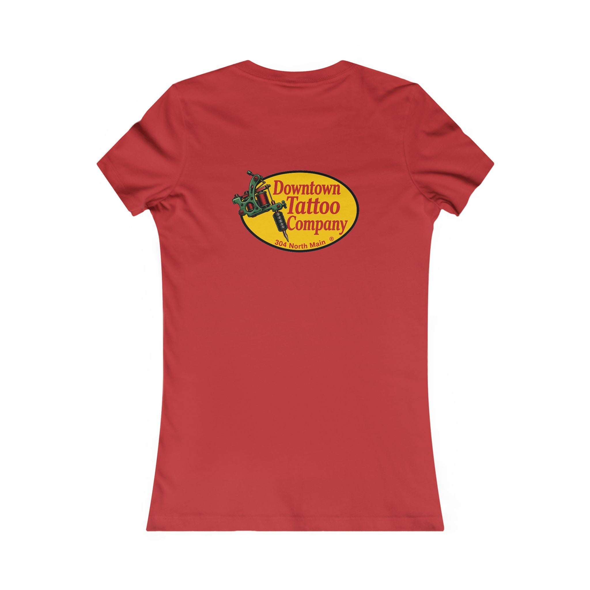 DTC Vintage Yellow Logo Tee - Women’s