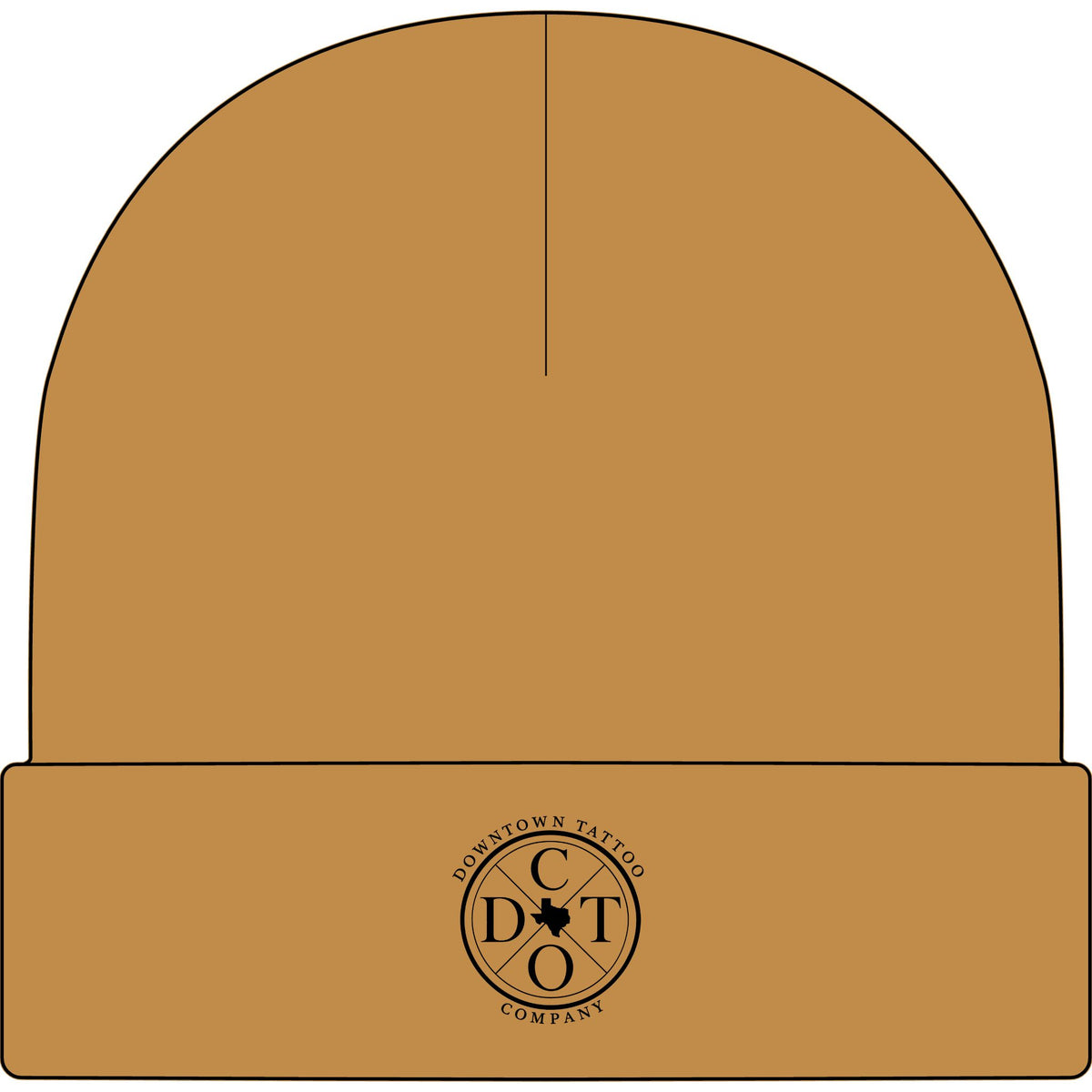 DTC Round Logo Cuff Beanie