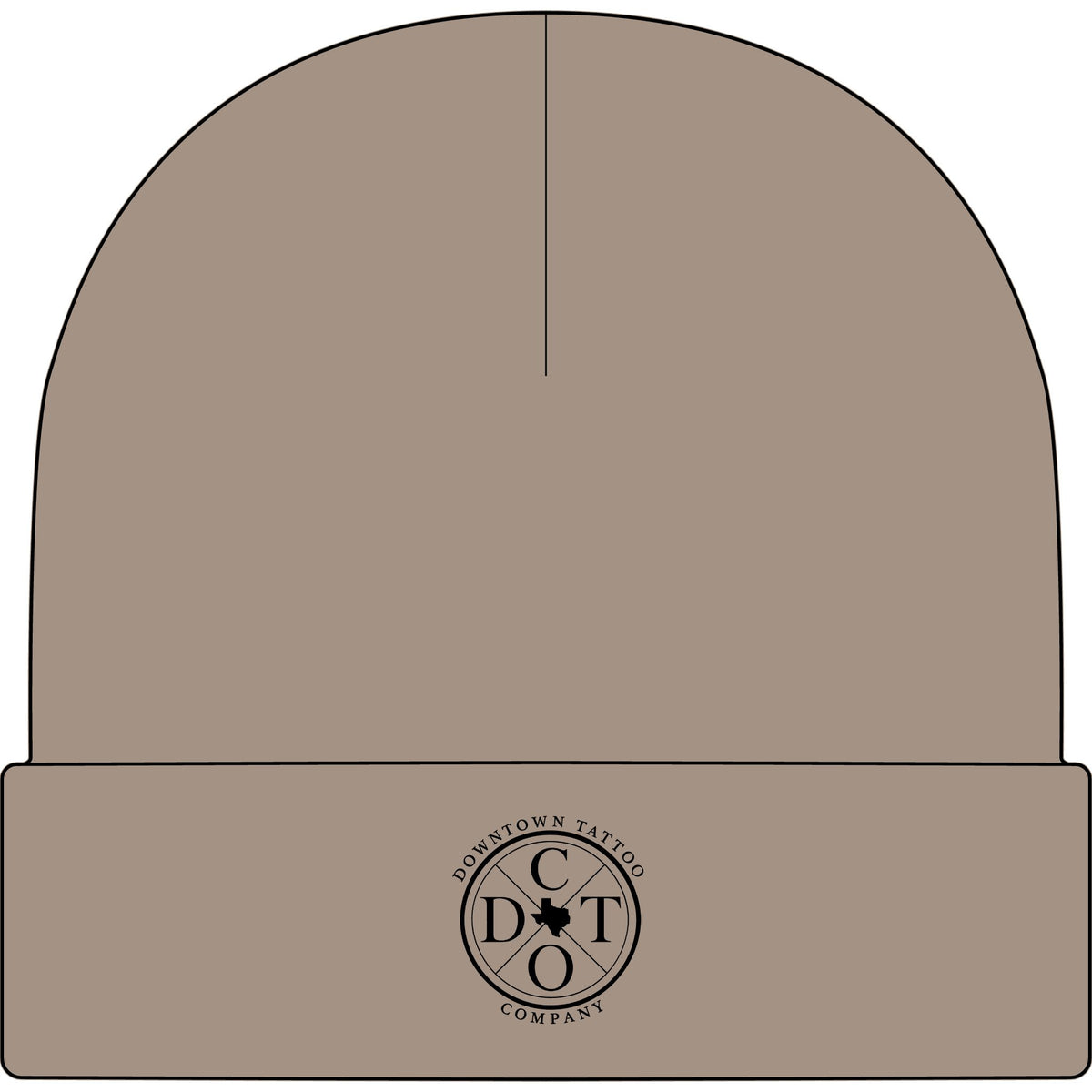 DTC Round Logo Cuff Beanie