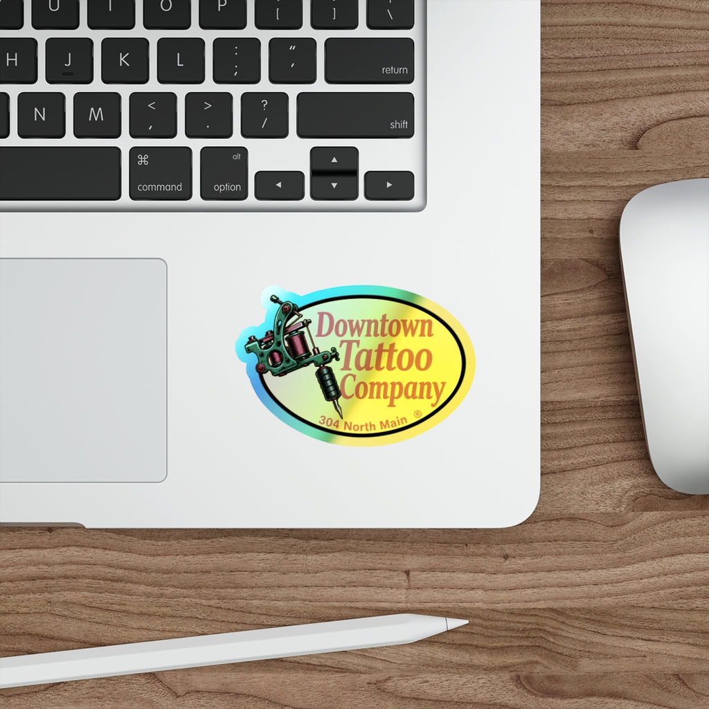 DTC vintage holographic decal lifestyle example