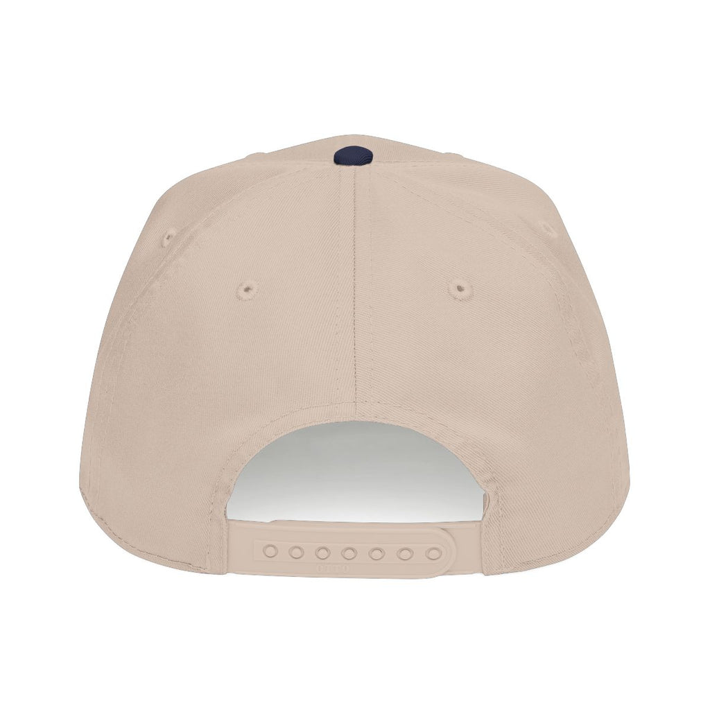 DTC round logo OTTO 31-069 snapback cap - Navy / Khaki - Rear snapback view