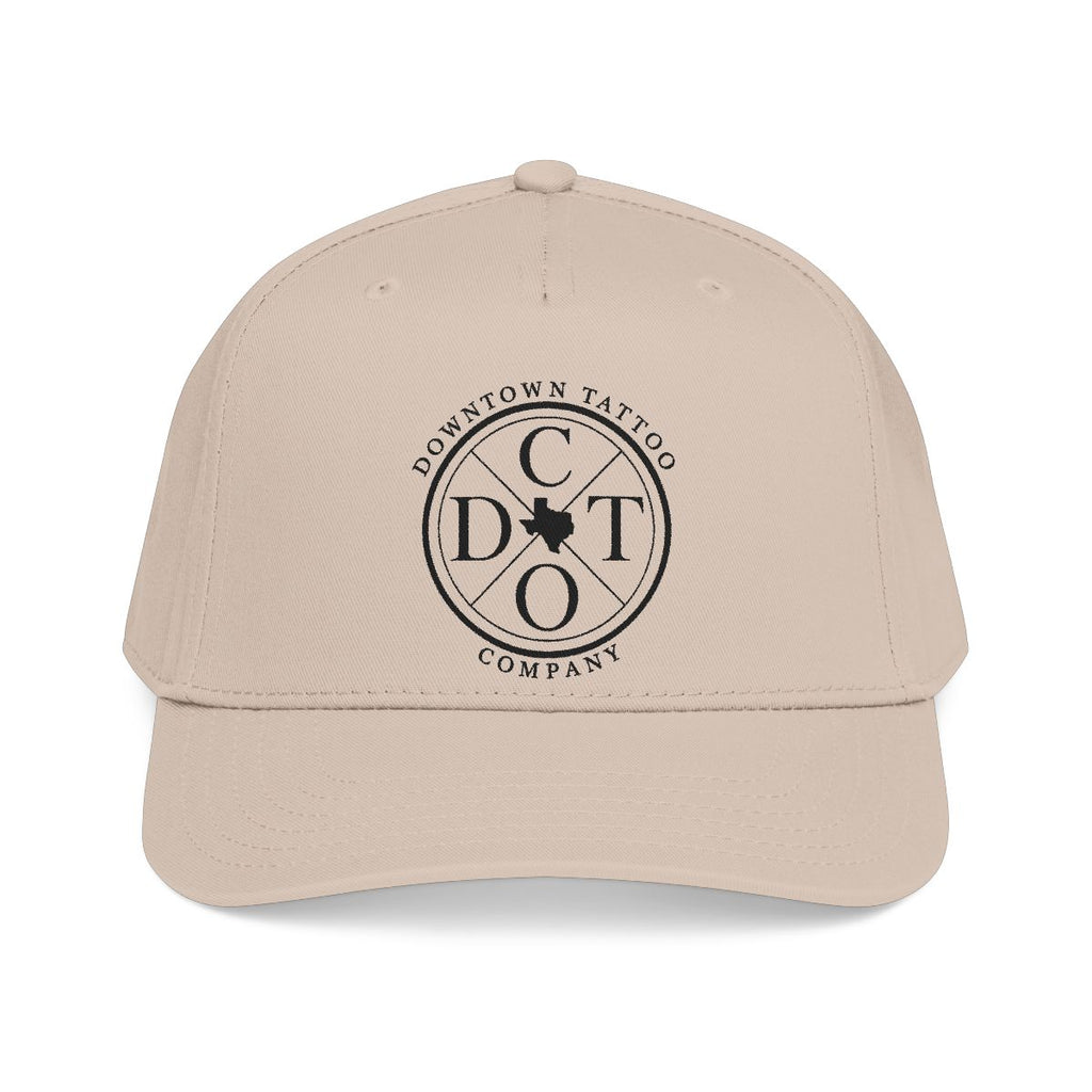 DTC round logo OTTO 31-069 snapback cap - Khaki - Front view