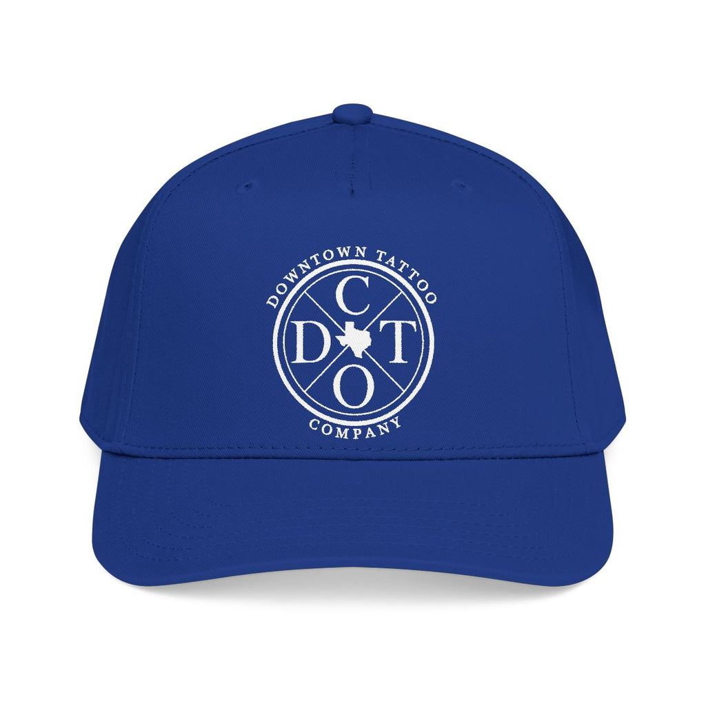 DTC round logo OTTO 31-069 snapback cap - Royal Blue - Front view