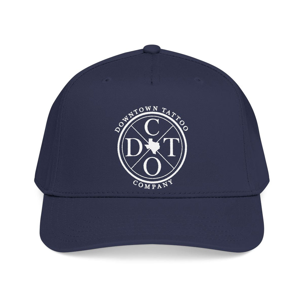 DTC round logo OTTO 31-069 snapback cap - Navy - Front view