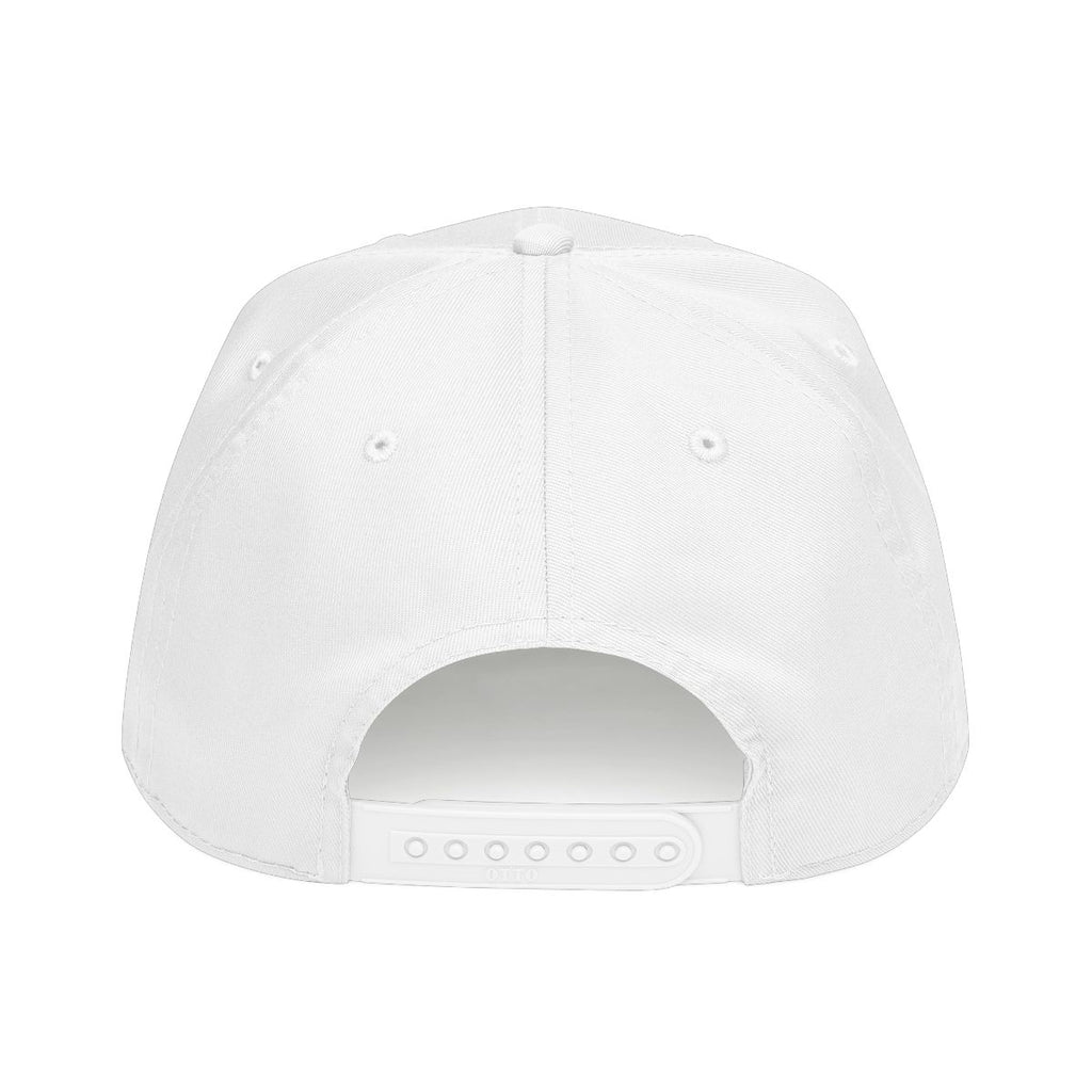DTC round logo OTTO 31-069 snapback cap - White - Rear snapback view