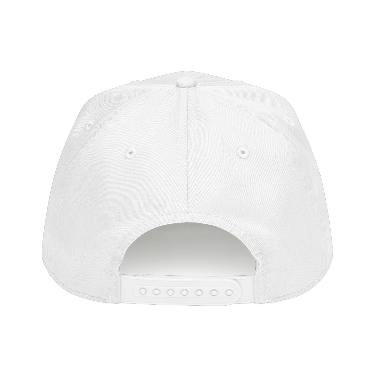 DTC round logo OTTO 31-069 snapback cap - White - Rear snapback view