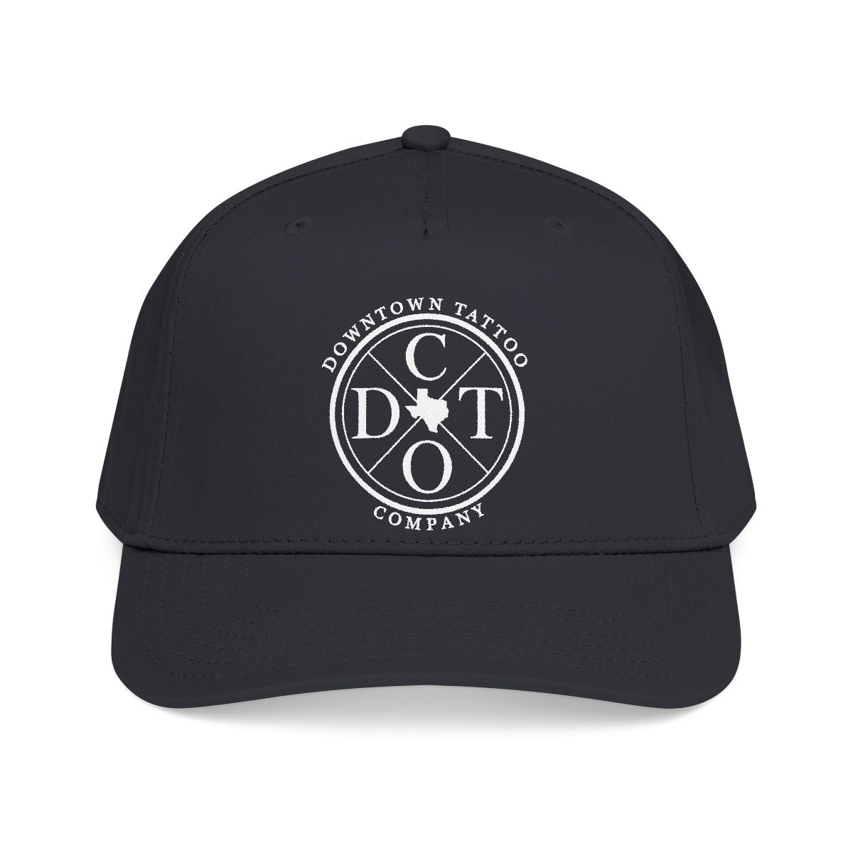 DTC round logo OTTO 31-069 snapback cap - Black - Front view