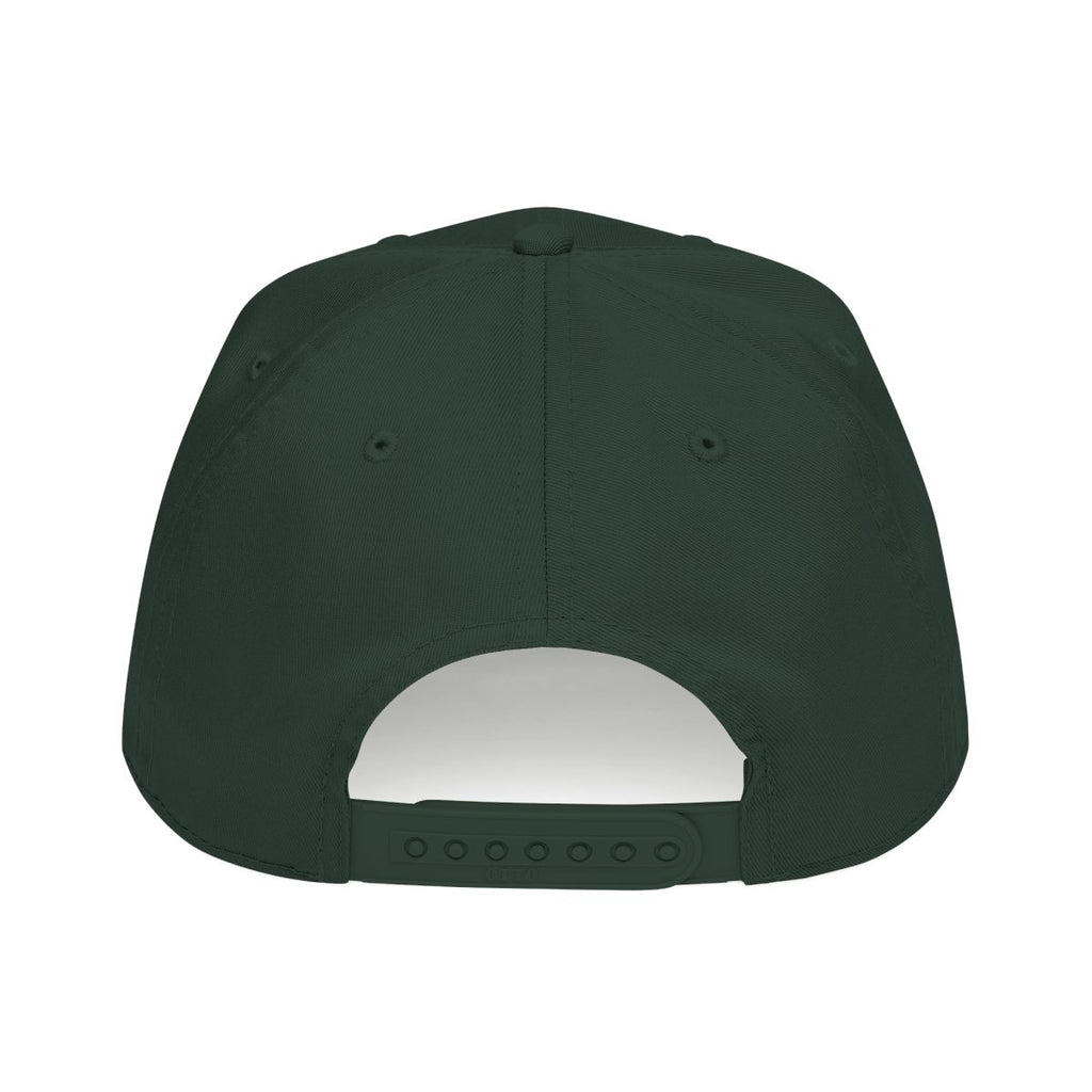 DTC round logo OTTO 31-069 snapback cap - Dark Green - Rear snapback view