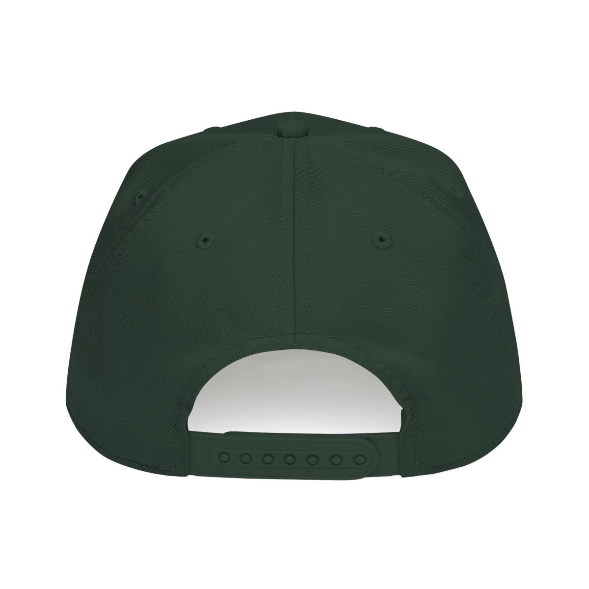 DTC round logo OTTO 31-069 snapback cap - Dark Green - Rear snapback view