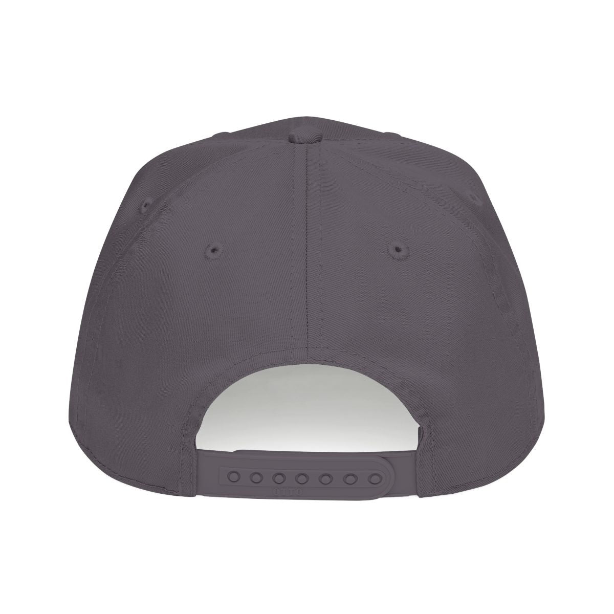 DTC round logo OTTO 31-069 snapback cap - Charcoal Grey - Rear snapback view