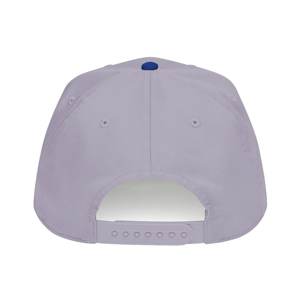 DTC round logo OTTO 31-069 snapback cap - Royal / Grey - Rear snapback view