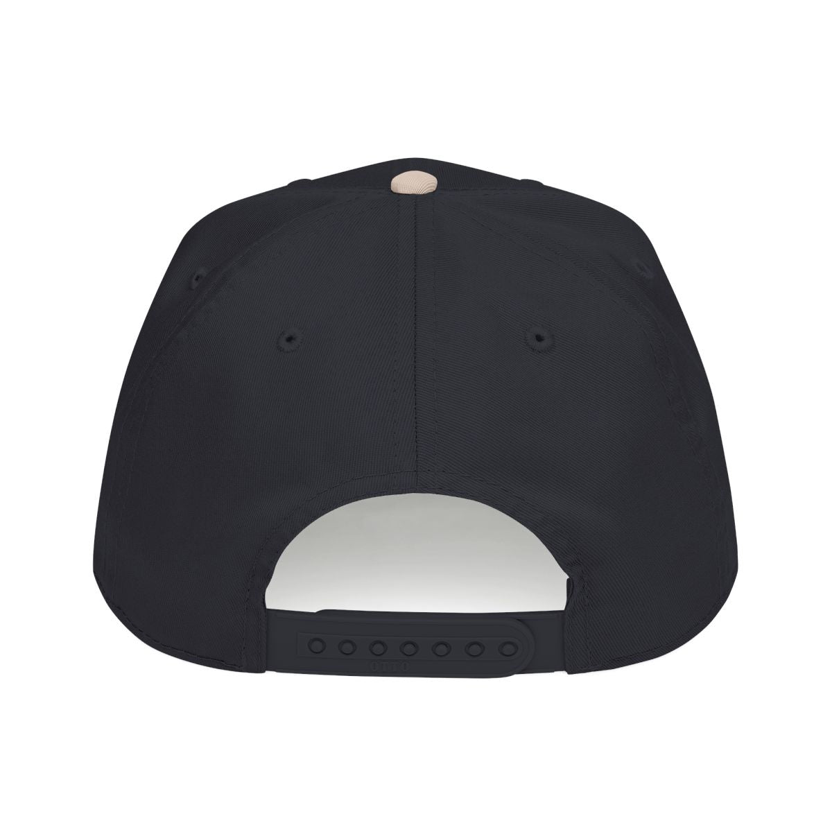 DTC round logo OTTO 31-069 snapback cap - Khaki / Black - Rear snapback view