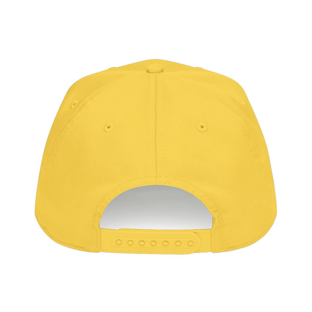 DTC round logo OTTO 31-069 snapback cap - Yellow - Rear snapback view