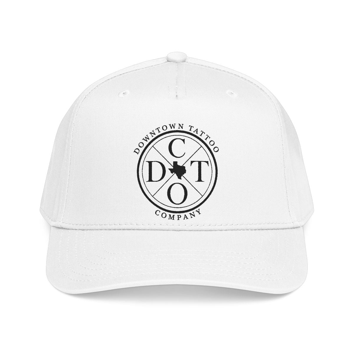DTC round logo OTTO 31-069 snapback cap - White - Front view