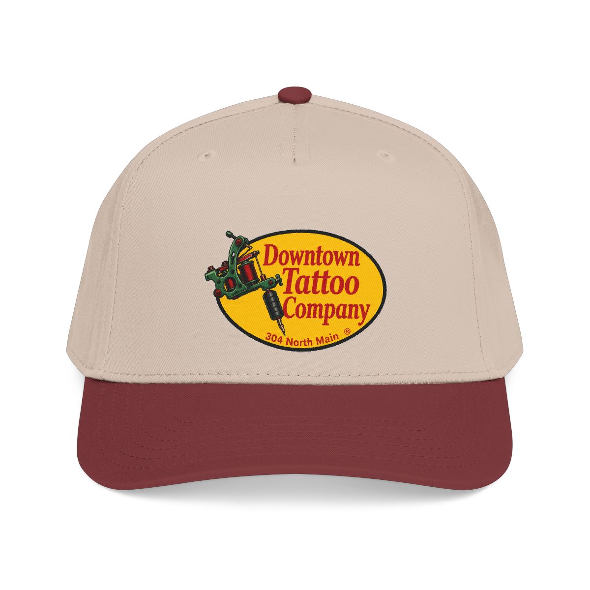 DTC vintage oval OTTO 31-069 snapback cap front view